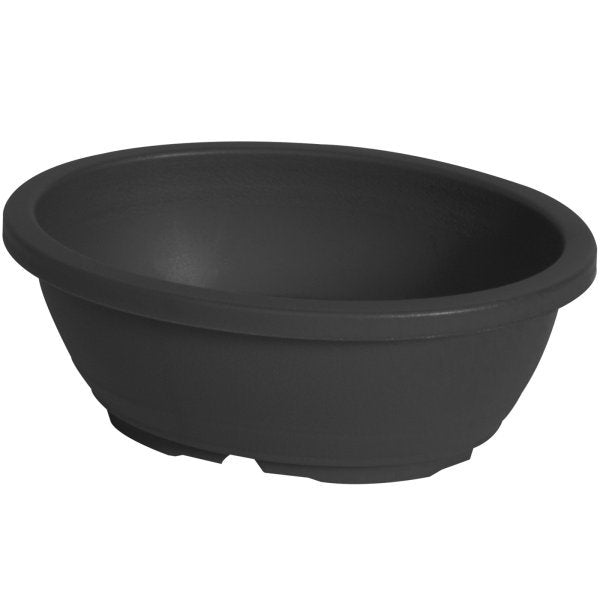 Felton FBL2711 oval flower pot in Dark Grey, 60 × 48 × 23 cm