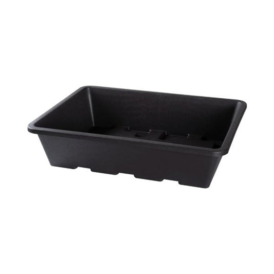 Felton FPT2633 Plastic Plant Tray, 55 × 40.5 × 13 cm, Dark Brown