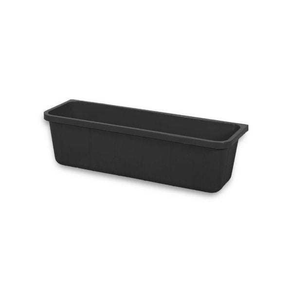 Felton FBL2208 rectangular flower pot in Dark Grey, 98 × 33 × 28 cm
