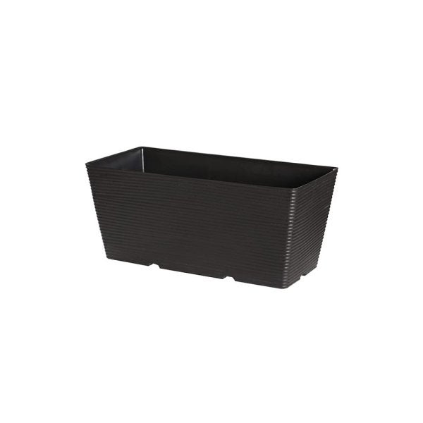 Felton FBL2480 rectangular flower pot in Brown, 46 × 22 × 20 cm