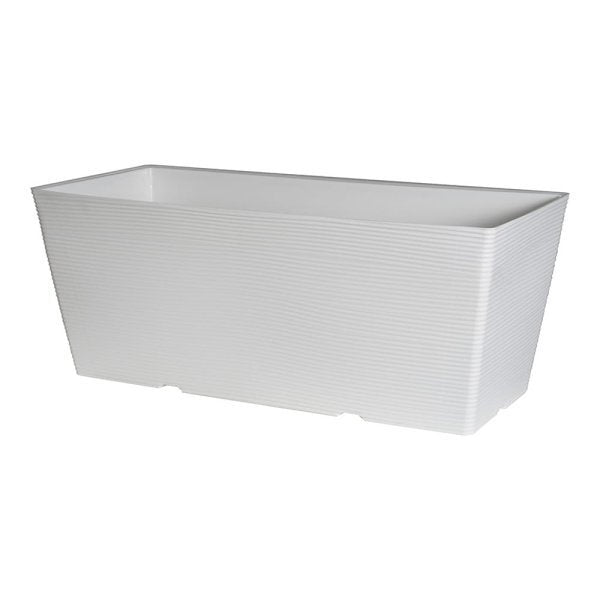 Felton FBL2482 rectangular flower pot in White, 68 × 30 × 29 cm