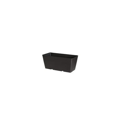 Felton FBL2651 rectangular flower pot in Dark Brown, 26 × 12 × 10 cm