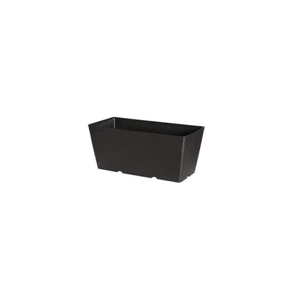 Felton FBL2652 rectangular flower pot in Dark Brown, 36 × 16 × 14 cm