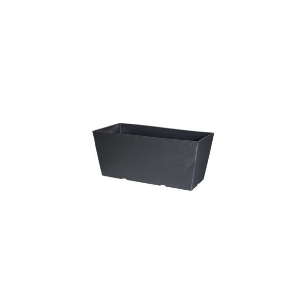 Felton FBL2652 rectangular flower pot in Grey, 36 × 16 × 14 cm
