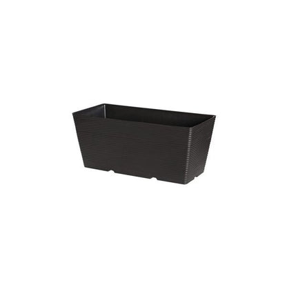 Felton FBL2653 rectangular flower pot in Dark Brown, 40 × 19 × 17 cm