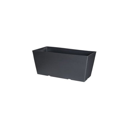 Felton FBL2653 rectangular flower pot in Grey, 40 × 19 × 17 cm