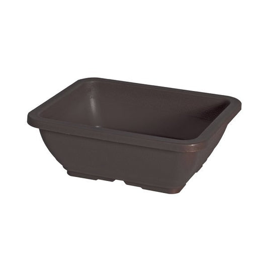 Felton FBL2698 rectangular flower pot in Dark Grey, 36 × 30 × 14 cm