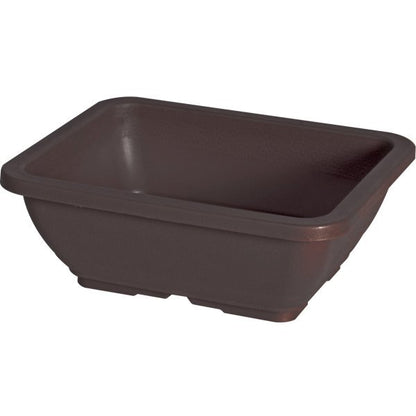 Felton FBL2701 rectangular flower pot in Dark Brown, 60 × 48 × 23 cm