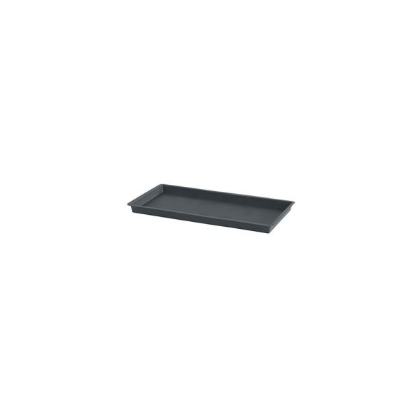 Felton FBL2661 rectangular flower pot in Grey, 37.5 × 18.5 × 3 cm