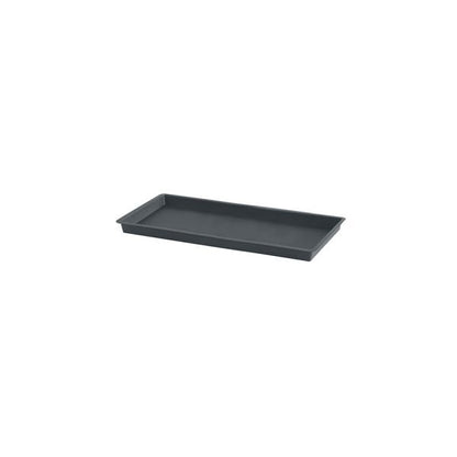 Felton FBL2662 rectangular flower pot in Grey, 41 × 20 × 3 cm