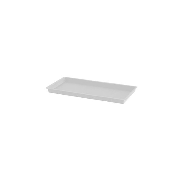 Felton FBL2662 rectangular flower pot in White, 41 × 20 × 3 cm