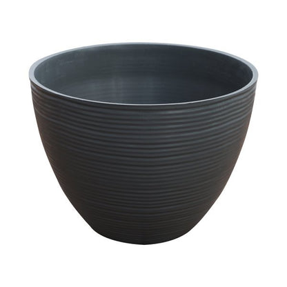 Felton FBL2450 round flower pot in Grey, 33 × 33 × 24.5 cm