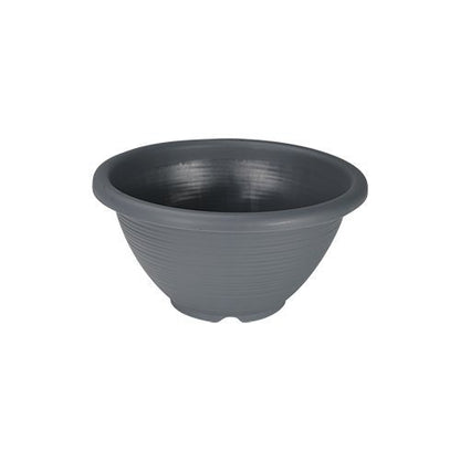 Felton FBL2456 round flower pot in Grey, 45 × 45 × 23 cm
