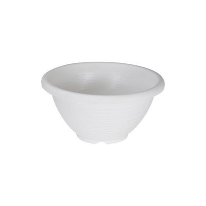Felton FBL2456 round flower pot in White, 45 × 45 × 23 cm