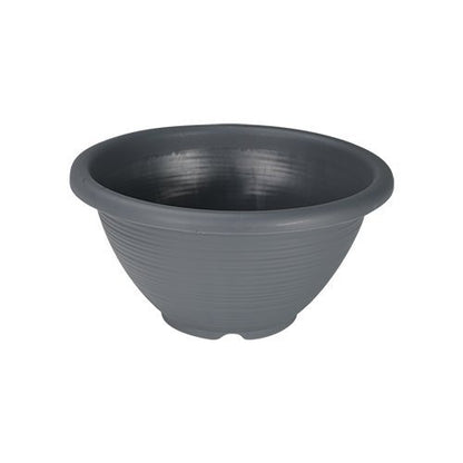 Felton FBL2457 round flower pot in Grey, 55 × 55 × 23 cm
