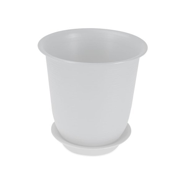 Felton FBL2460 round saucer in White, 20 × 20 × 20 cm