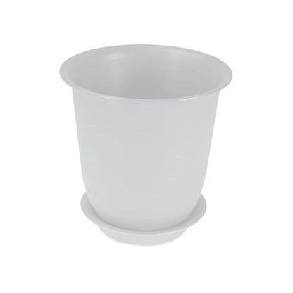 Felton FBL2460 round saucer in White, 20 × 20 × 20 cm