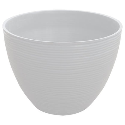 Felton FBL2463 round flower pot in White, 58 × 58 × 43 cm