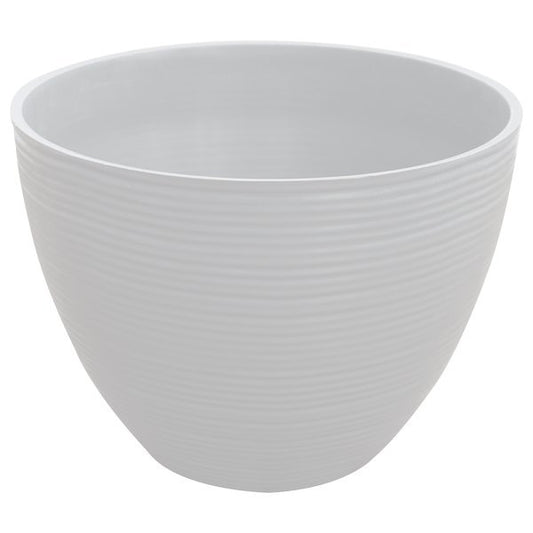 Felton FBL2463 round flower pot in White, 58 × 58 × 43 cm