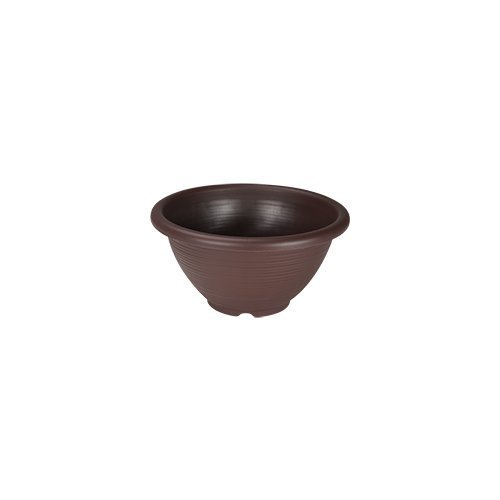 Felton FBL2464 round flower pot in Dark Brown, 29 × 29 × 18 cm