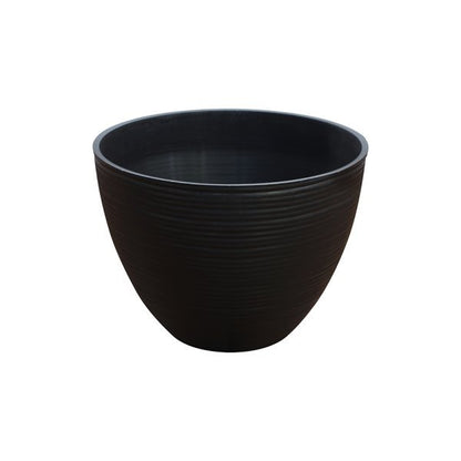 Felton FBL2476 round flower pot in Brown, 12 × 12 × 12 cm