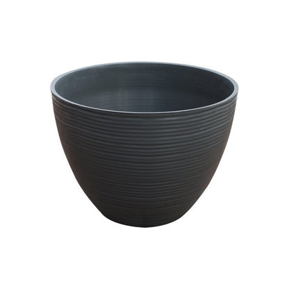 Felton FBL2477 round flower pot in Grey, 15 × 15 × 14 cm