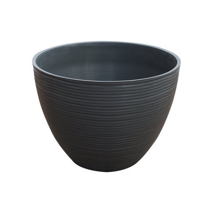 Felton FBL2478 round flower pot in Grey, 20 × 20 × 17 cm