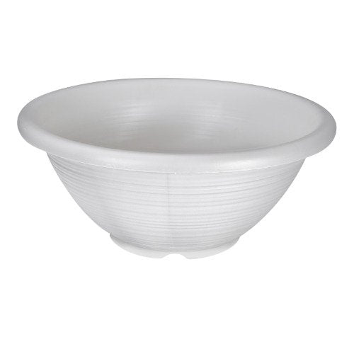 Felton FBL2486 round flower pot in White, 90 × 90 × 38.5 cm