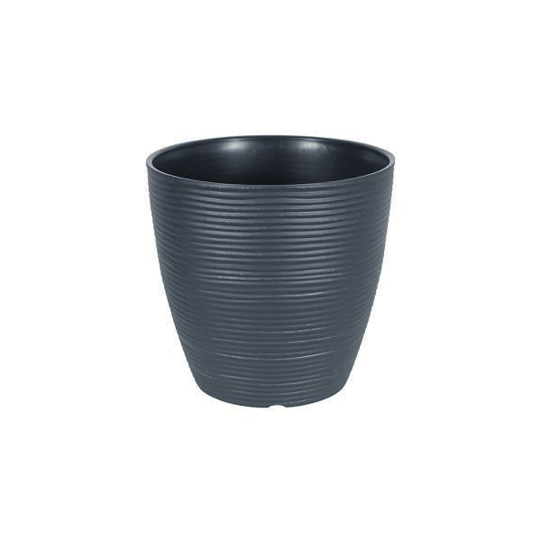 Felton FBL2550 round flower pot in Grey, 20 × 20 × 23 cm
