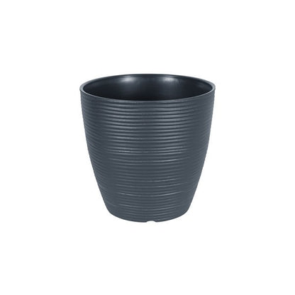 Felton FBL2550 round flower pot in Grey, 20 × 20 × 23 cm