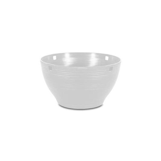 Felton FBL2571H round flower pot in White, 19 × 19 × 13 cm