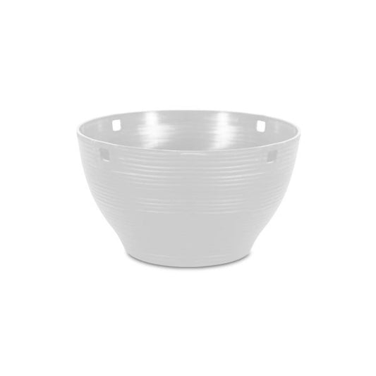 Felton FBL2572H round flower pot in White, 25 × 25 × 14 cm