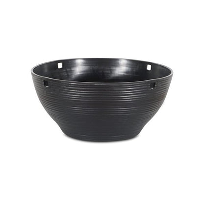 Felton FBL2573H round flower pot in Dark Brown, 31 × 31 × 14 cm