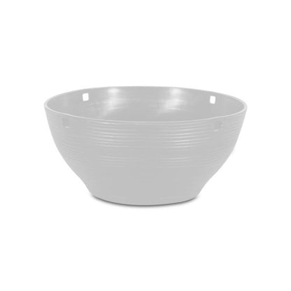 Felton FBL2573H round flower pot in White, 31 × 31 × 14 cm