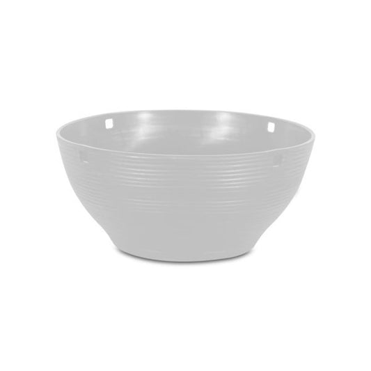 Felton FBL2573H round flower pot in White, 31 × 31 × 14 cm