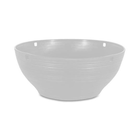 Felton FBL2574H round flower pot in White, 36 × 36 × 15 cm