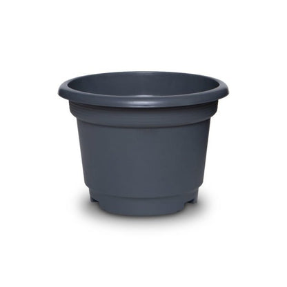 Felton FBL2593S round flower pot in Dark Grey, 19 × 19 × 13 cm