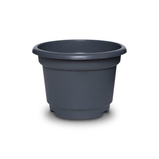 Felton FBL2593S round flower pot in Dark Grey, 19 × 19 × 13 cm