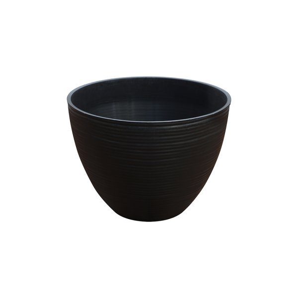 Felton FBL2629 round flower pot in Brown, 8 × 8 × 7 cm