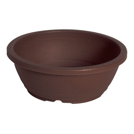 Felton FBL2688 round flower pot in Dark Brown, 30 × 30 × 11.5 cm