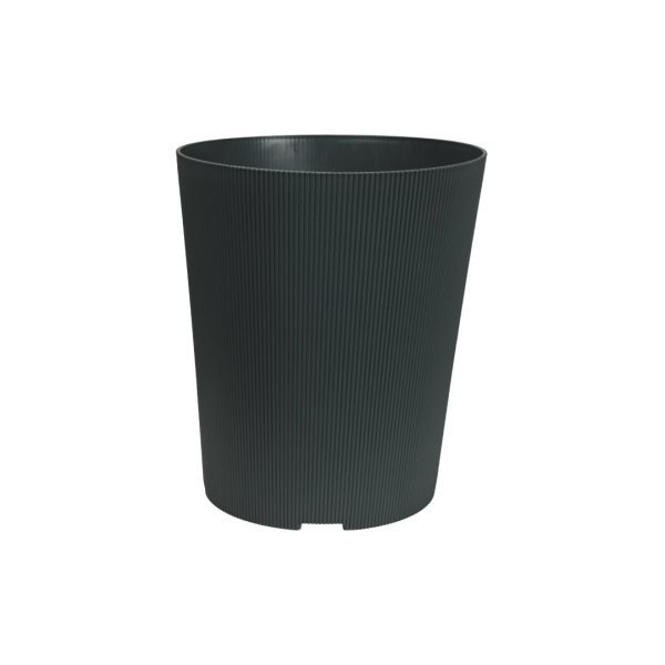 Felton FBL2765 round flower pot in Grey, 26 × 26 × 29.2 cm