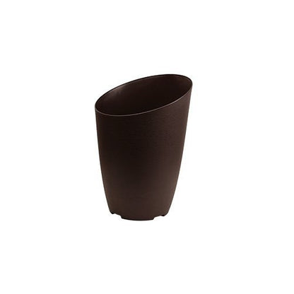 Felton FBL2784 round flower pot in Dark Brown, 19 × 19 × 23 cm