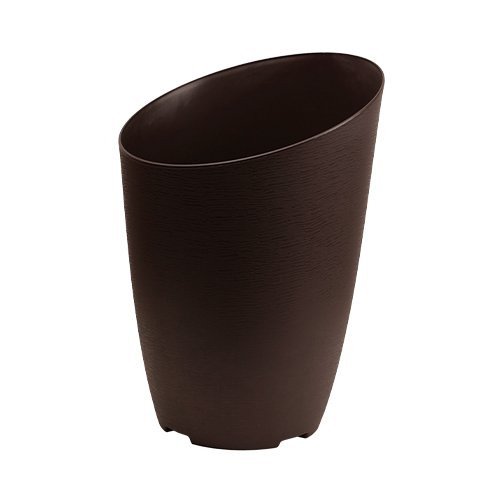 Felton FBL2787 round flower pot in Dark Brown, 40 × 40 × 60 cm