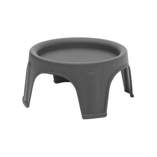 Felton GDN3824G Round Flower Pot Stand, 27.8 × 27.8 × 15.2 cm, Grey