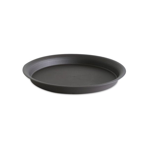 Felton FBL2488 Round Flower Pot Saucer, 23 × 23 × 3.2 cm, Dark Brown Saucer