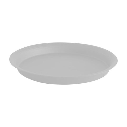 Felton FBL2489 Round Flower Pot Saucer, 30 × 30 × 3.2 cm, White Saucer Only
