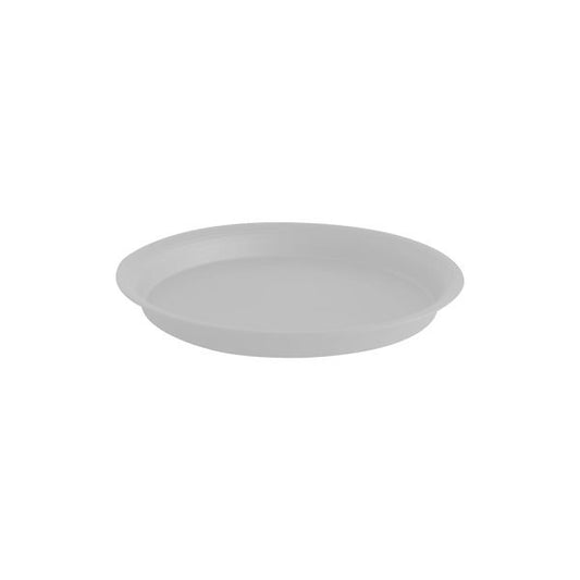 Felton FBL2530 Round Flower Pot Saucer, 15 × 15 × 3.2 cm, White Saucer Only
