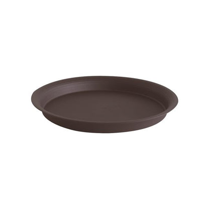 Felton FBL2531 Round Flower Pot Saucer, 21 × 21 × 3.2 cm, Dark Brown Saucer