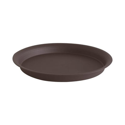 Felton FBL2532 Round Flower Pot Saucer, 28 × 28 × 3.2 cm, Dark Brown Saucer