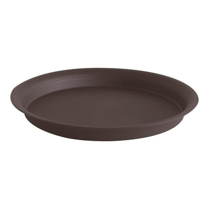 Felton FBL2533 Round Flower Pot Saucer, 32 × 32 × 3.2 cm, Dark Brown Saucer